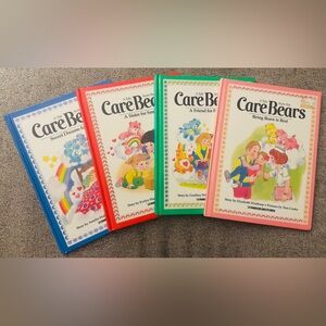 Bundle of 4 Vintage Care Bears Hardcover Storybooks from 1983